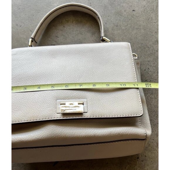 Kate Spade New York MAGNOLIA PARK LARGE LAUREL Tote Leather Bag Purse Cream - Picture 4 of 16